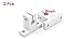 Uxcell a13080200ux0362 2Pcs SK8 8mm Linear Rail Shaft Clamping Guide Support for XYZ Table (Pack of 2)