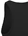 BEKDOWomens Basic Solid Racerback Crop Tank Top-M-Black