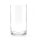Hosley 9 Inch High Floral Glass Vase. Ideal for Cut Flowers Weddings Aromatherapy DIY Craft Projects Votive Candle Gardens Spa. Lanterns Candle Votive Holder O3