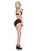 La Reve Butt Lifter Padded Panty | Enhancing Body Shaper for Women | Seamless M Black