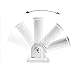 Anley 5 Feet Wall Mount Flagpole, Aluminum Flag Pole with Rotating Rings - Weather Resistant & Rust Free - Gold Ball Top