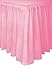 Unique Premium Lovely Pink Solid Plastic Table Skirt (29