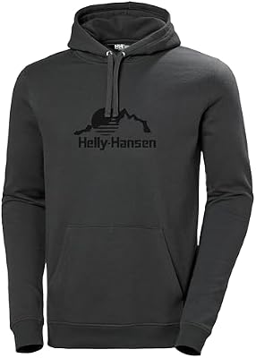 Hombres Sudadera con Capucha Nord Graphic Pull-On, Ebenholz 2.0, M