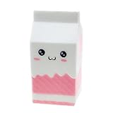 Omaky Jumbo Scented Slow Rising Squishies Cheeki Pink Yogurt Bottle Squishy Kawaii Squishy Toys For Kids and Adults