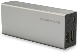 Powerocks Silver Rose Stone Universal 5200mAh Extended Battery