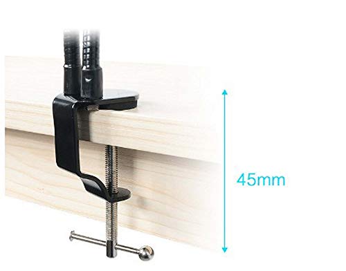 LU2000 Smartphone Holder Bracket, Universal Mobile Phone Clip Stand Bracket, Rotating Mounts with Professional Sound Chipset for PC Karaoke, YouTube, Gaming Recording