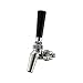 Perlick 690SS Stainless Steel Flow Control Draft Beer Faucet with Pull Back Creamer Action and Tap Handle