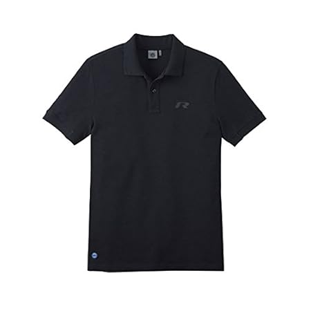 Volkswagen Original Polo-Shirt Schwarz, 'R' Kollektion (XXXL)