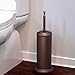 Home Intuition Toilet Brush & Holder Set, Bathroom Bowl Scrubber with Holder (2 Pack, Bronze)