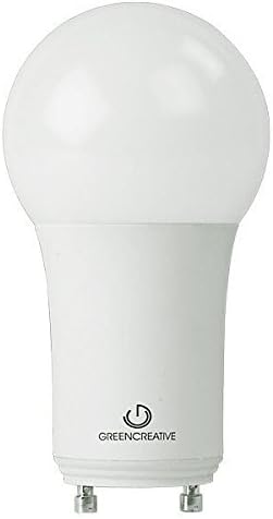 Green Creative 97909 A19 LED Lightbulb, 3000K (Soft White), Dimmable, 9W, 820 lm, Energy Star, Fully Omni