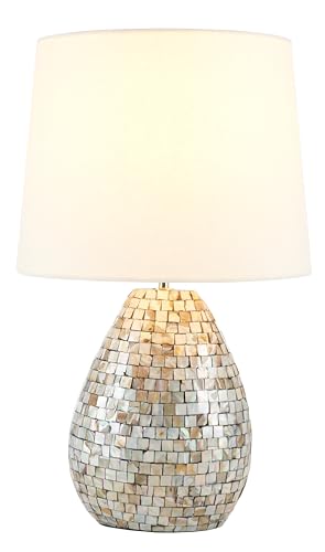 SAFAVIEH Lighting Collection Garrick Black Ceramic 22-inch Table Lamp (LED Bulb…