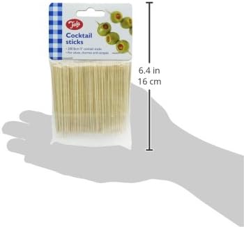 Tala Bamboo Cocktail Sticks, Ponted End Cocktails Sticks Perfect for Buffets Canapes and Appetisers - Image 5