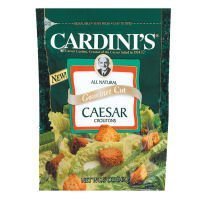 Cardini B75094 Cardinis Gourmet Cut Caesar Croutons -12x5oz by Cardini's
