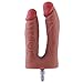 Hismith Double Penetrator Sex Machine Attachment, Silicone Vaginal and Anal Pleasure Toy