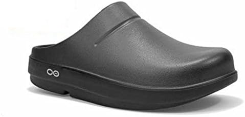 Oofos OOcloog Luxe Clog - Satin Graphite (Includes FREE FOOT MASSAGER) (Men 4 Women 6)
