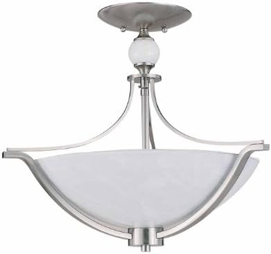 Triarch 29466-BS 3 Light Halogen Semiflush Convertible Large