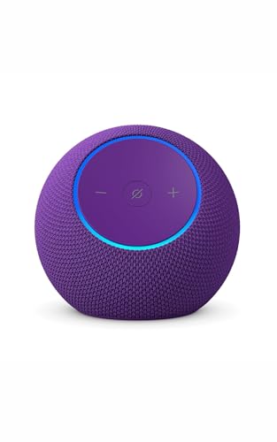 Amazon Echo Dot Max (neueste Generation), Lautsprecher mit raumfüllendem Klang und integriertem Smart-Home-Hub, Amethyst, mit Alexa+ Early Access
