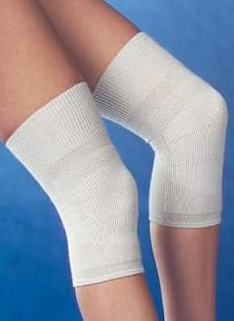 Medima Antisept Thermo-Kniewärmer bi-elastisch mit 30% Angora, naturmelange - Größe XL