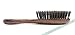 Calcutta Max – 100% Pure Calcutta Extra Stiff Wild Boar Bristle Hair Brush – Best Natural Hair Brush – Thick Hairbrush for Styling & Smoothing – Dark Maple Wood Handle – Made in Europe
