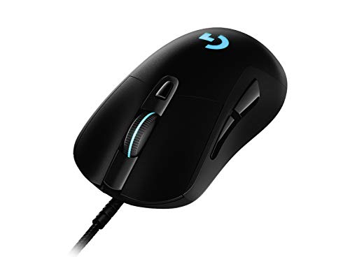 403 Hero 25K, ratón para Gaming, Captor Hero 25K, 25,600 dpi, Pesos Ajustables, 6 Botones Programables, Memoría Integrada, Compatible con PC/Mac - Negro
