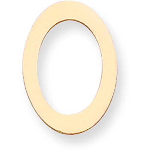 14K Gold Oval Stamping Disc 0.032