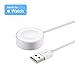 WILLTOP Compatible with Apple Watch Magnetic Wireless Charger Pad Charging Cable Cord Compatible with Apple Watch iwatch 38 mm/42 mm Series 1/2/3, 3.3Ft, White