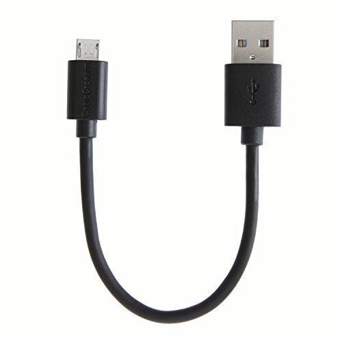 Micro USB Cable, CableCreation Short USB 2.0 to Micro USB Cable, High-Speed A Male to Micro B, Triple Shielded Cable, 15CM /Black Color