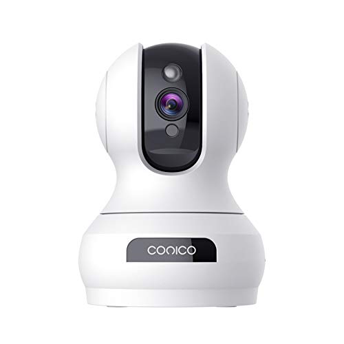 Indoor Camera,Conico 1080P Pan/Tilt Baby Monitor with Camera and Audio,Pet  Camera with Motion Detection,Two-Way Audio,Night Vision,Cloud and Local