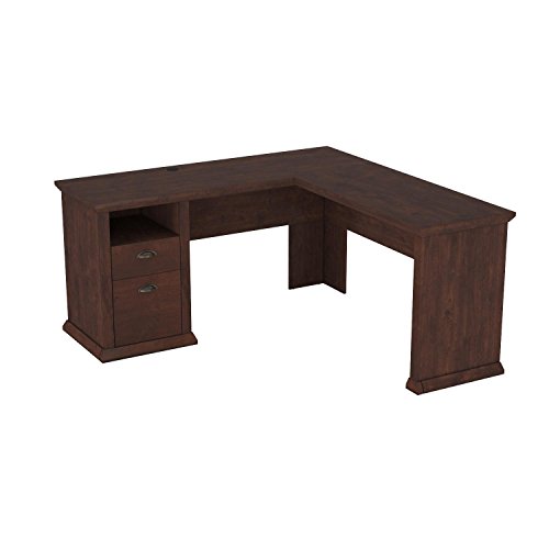 Bush Furniture Yorktown L Shaped Desk in Antique Cherry Pricepulse