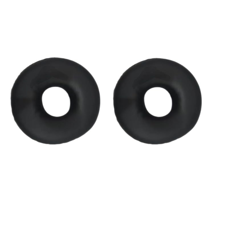 INF 1 Pair PU Protein Leather Ear Pads for Logitech H600/H390, Comfortable and Soft to Wear, Replacement Ear Pads, Black