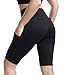 FIRM ABS Stretch Active Shorts Running Cycling Workout Short Leggings for Women Black L