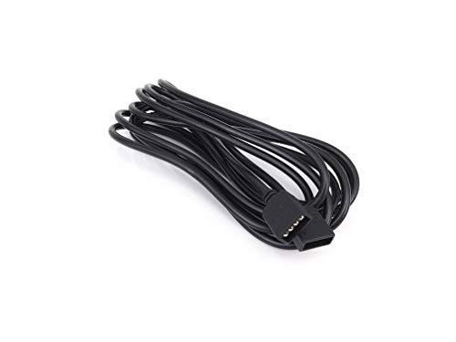 4 pcs/pack black 3M 9.84ft 4 Color RGB Extension Cable LED Strip Connector Extension Cable Cord Wire 4 Pin LED Connector for SMD 5050 3528 2835 RGB LED Light Strip ï¼Œrgb wireï¼Œrgb extension cable