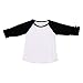 Kaiya Angel Toddler/Little Girl's Icing Ruffle Shirts Raglan Shirts 2-6 Years