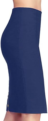 phistic Women's Tobi Zipper Pencil Skirt - Navy 8