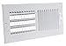 Accord ABSWWH2124 Sidewall/Ceiling Register with 2-Way Design, 12-Inch x 4-Inch(Duct Opening Measurements), White