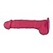 Naughty Realistic Silicone Dildo with Suction Cup, Adult Sex Toy, Beginner, Pink, 6.5