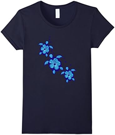 Women's Hawaiian Honu Sea Turtles Island Beach T-shirt Large Navy