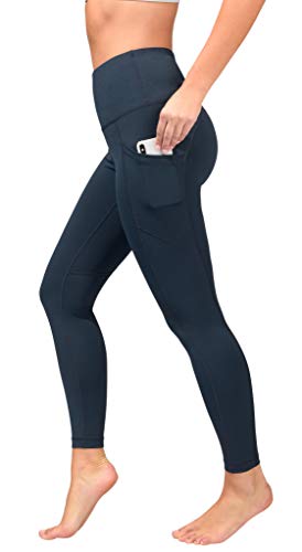 90 Degree By Reflex Women’s Power Flex Yoga Pants – Arctic Navy – Large