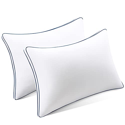 viewstar Soft Dark Blue 2 Pack King Size Pillows for Side and Back