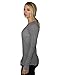 Woolx Womens Remi Lightweight & Breathable Merino Wool Long Sleeve Tee, Shadow Grey, Medium