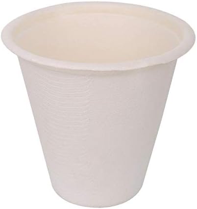 ECORITI 150 ML Sugarcane BAGGASE Disposable Drinking Glass Pack of 50 PCS