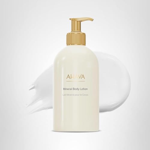 AHAVA Dead Sea Water Mineral Body Lotion - Daily Moisturizing & Hydrating Body Lotion with Osmoter, Exclusive blend of Dead Sea Minerals & Nourishing Botanical Extracts, Original, 17 Fl.Oz