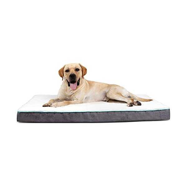 extra large grey dog bed