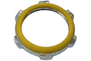 COREX 3/4 Inch Steel Sealing Lock Nut - Electrical Conduit Locknut with PVC Molded Gasket for A Weatherproof Seal and Zinc Plated for Corrosion Resistance - 1-Pack