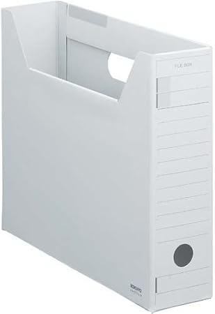 Amazon コクヨ ファイルボックス ｆタイプスリム ａ４横 灰 ５個 ボックスファイル 文房具 オフィス用品