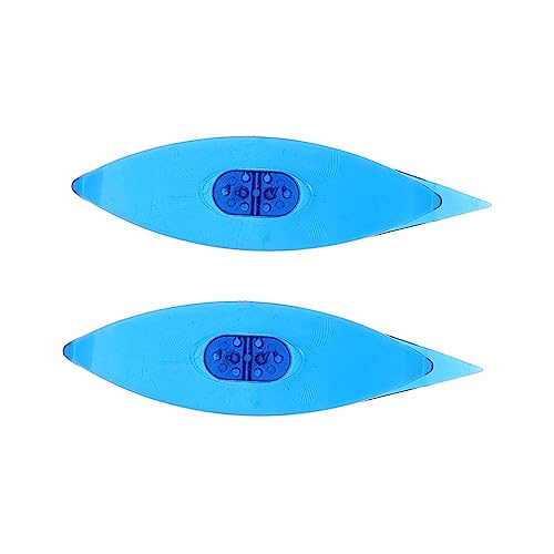 HOMSFOU 2pcs Plastic Tatting Shuttle for DIY Lace Making Weaving Tools for Beginners Crafting Supplies for Handicrafts and Sewing Projects