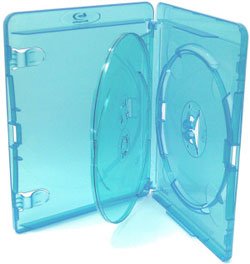 Genuine Amaray Blu-Ray Triple (3) Disc Storage Cases - 14mm Spine - (10 Pack)