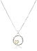 Amazon Collection Two-Tone Sterling Silver and Yellow Gold-Plated Sisters Pendant Necklace, 18