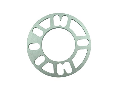 2PCS - SH-WS100-5 Aluminum Alloy 4 and 5 Lug 5mm Wheel Spacer Gasket For Auto Vehicle
