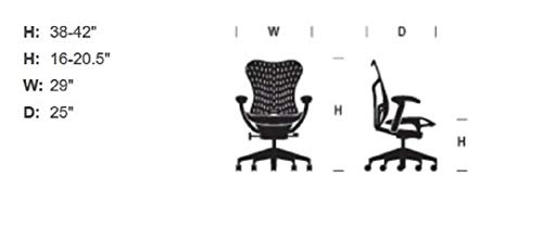 Herman Miller Mirra 2 Chair - Tilt Limiter and Seat Angle, Butterfly Back (Certified Refurbished) - Thumbnail 5